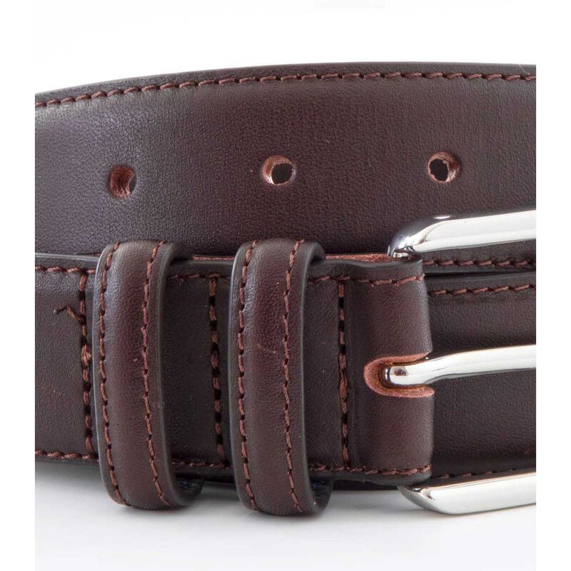 Rembrandt Leeds Chocolate Brown Leather Belt image number 1